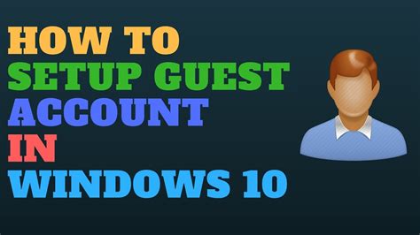 How to activate guest account in windows 10 cmd
